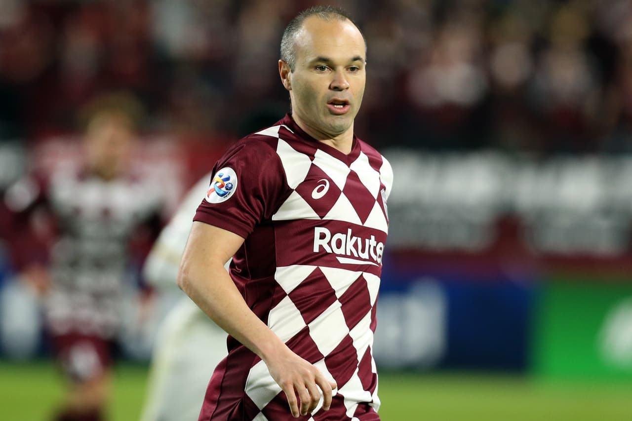 Andrés Iniesta renovó por dos años su contrato con el Vissel Kobe