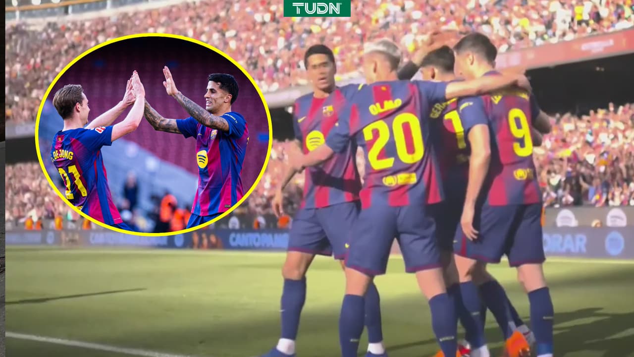 ¡Tiki-taka! Barcelona golea en liga y sueña con remontada en Copa