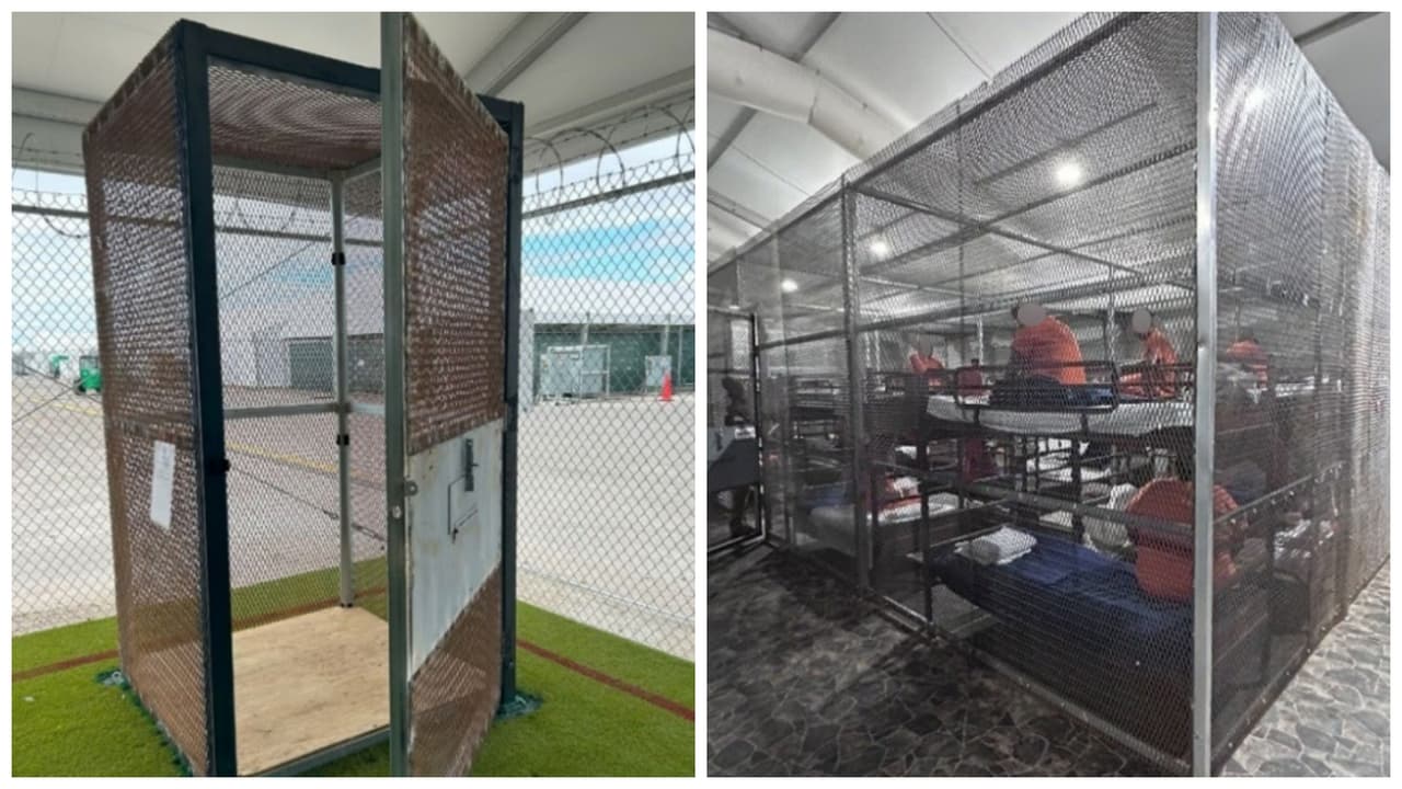Alcatraz de los Caimanes usaba pequeñas jaulas como “zonas de calma”, según informe del DHS