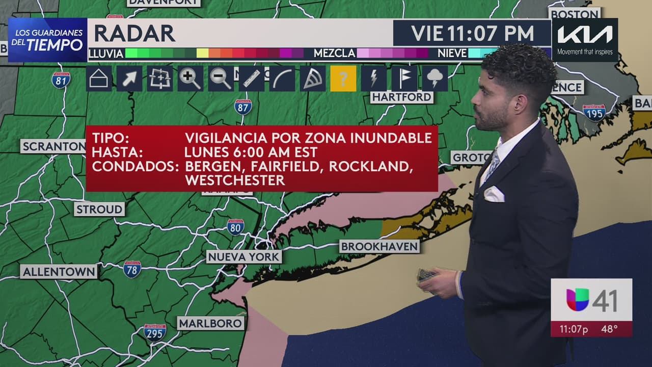 Pronostican lluvias fuertes, ráfagas de vientos y nieve este domingo
