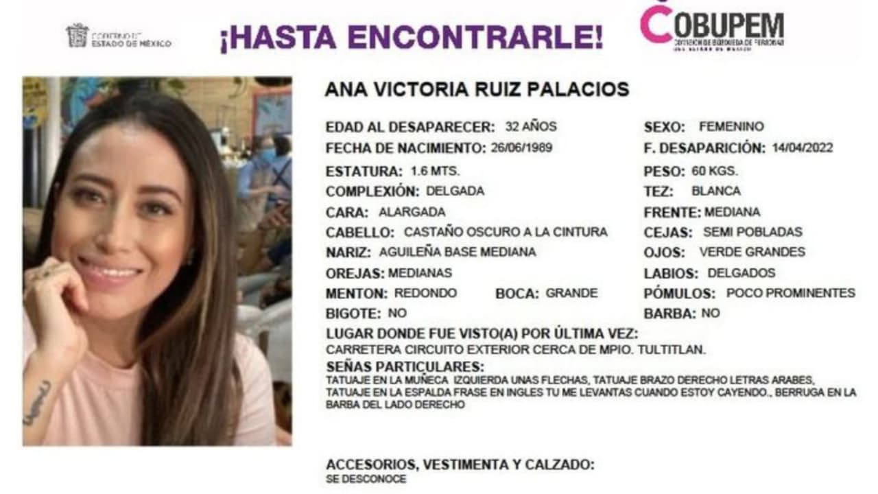 Ella es Ana Victoria Ruiz Palacios, la mujer en cuya desaparición estaría presuntamente involucrado Mickey Santana.