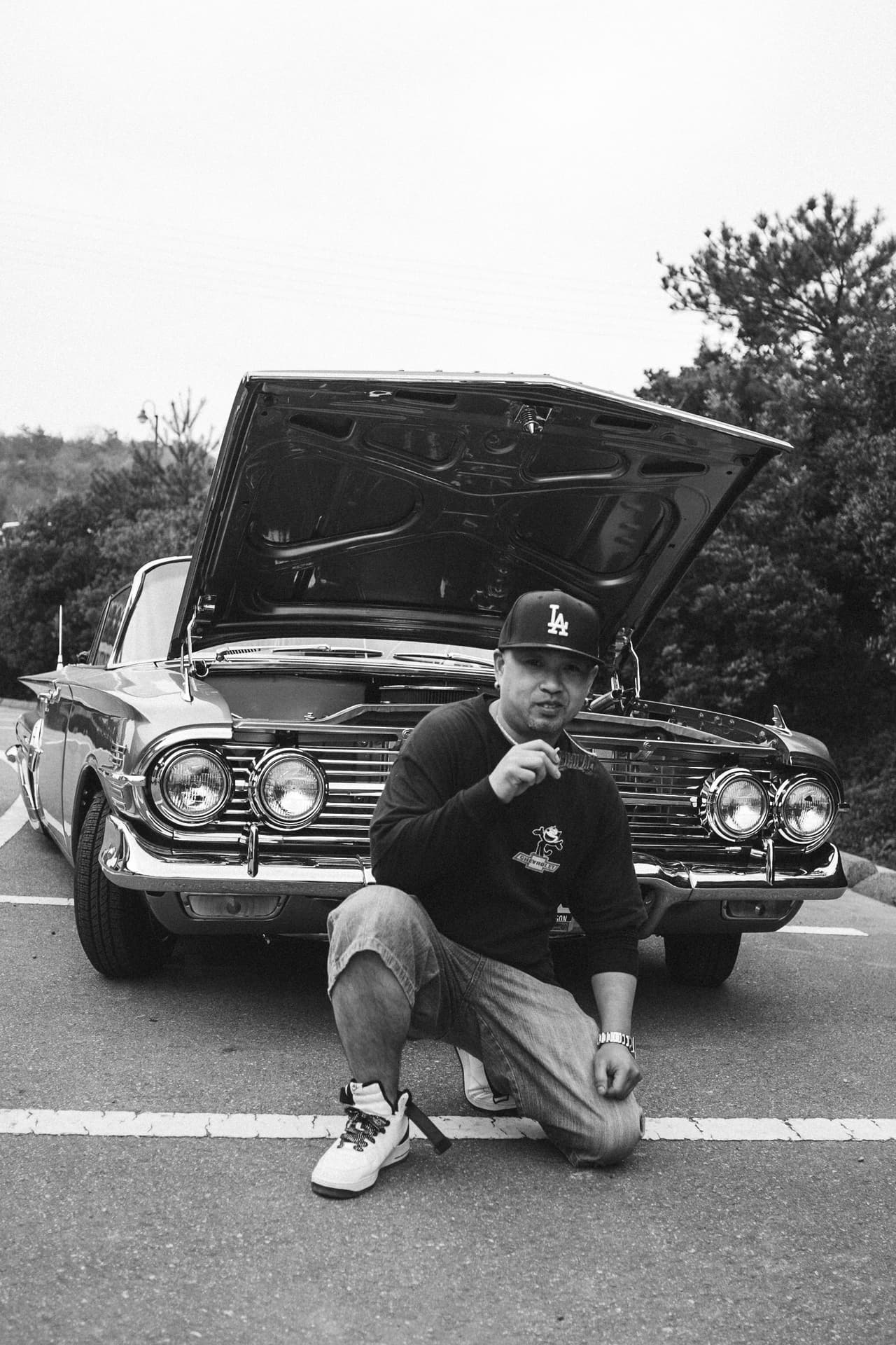 Algunos grupos de Japonés están fascinados con la cultura chicana de California.