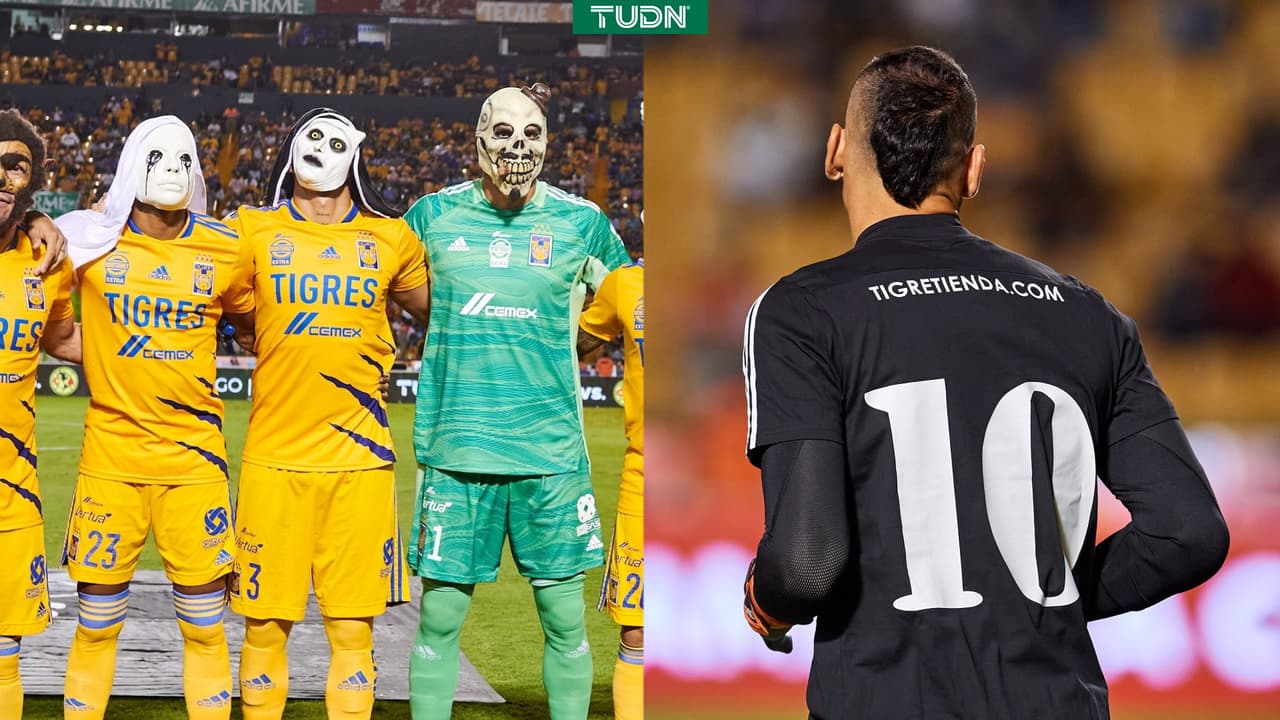 Nahuel Guzmán rinde homenaje a Diego Armando Maradona previo al Tigres vs Chivas