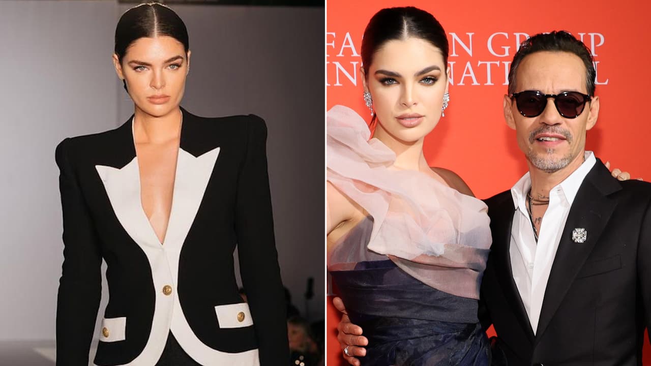 A Marc Anthony se le cae la baba al ver el regreso de Nadia Ferreira a las pasarelas tras ser mamá