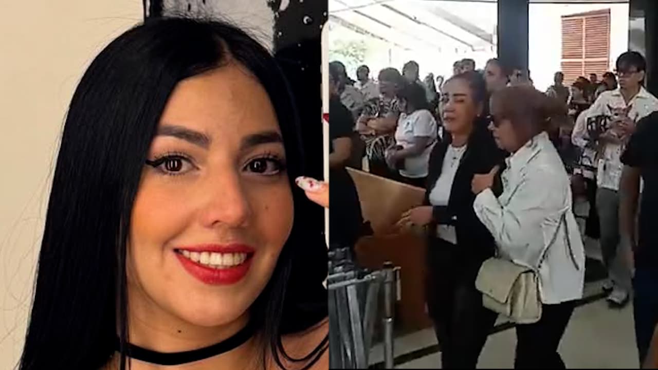 Dramático funeral de la famosa ‘Bikergirl’: familiares y amigos la despiden  devastados y en llanto