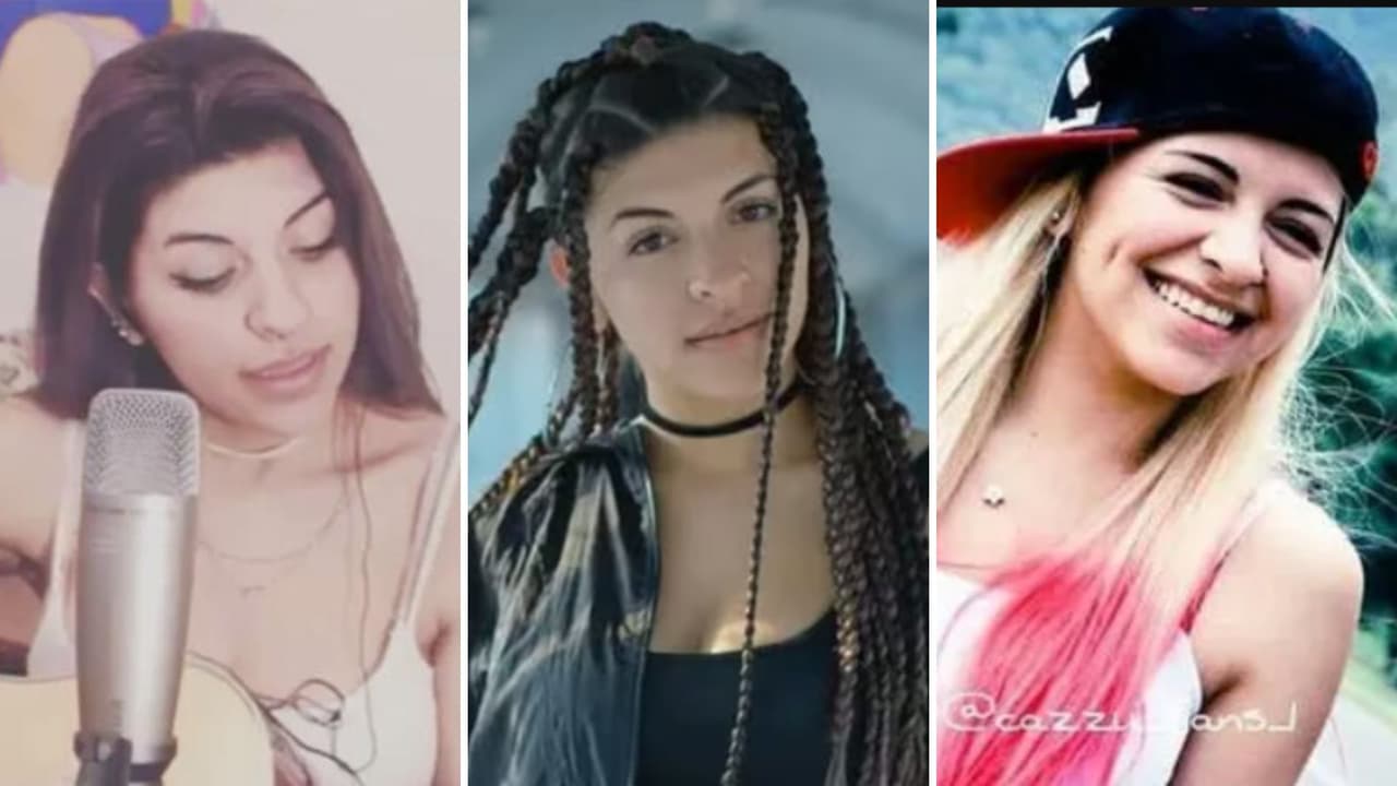 Así se veía Cazzu antes de alcanzar la fama.