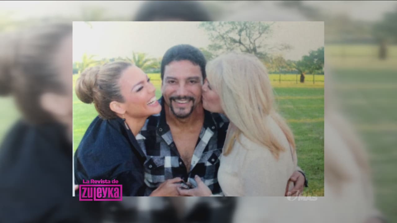 Y comenzó a salir al aire un video con imágenes de su familia.