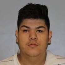 Jiovanny Castillo, de 17 años, acusado de manipular evidencia y obstaculizar la detención de un delincuente.