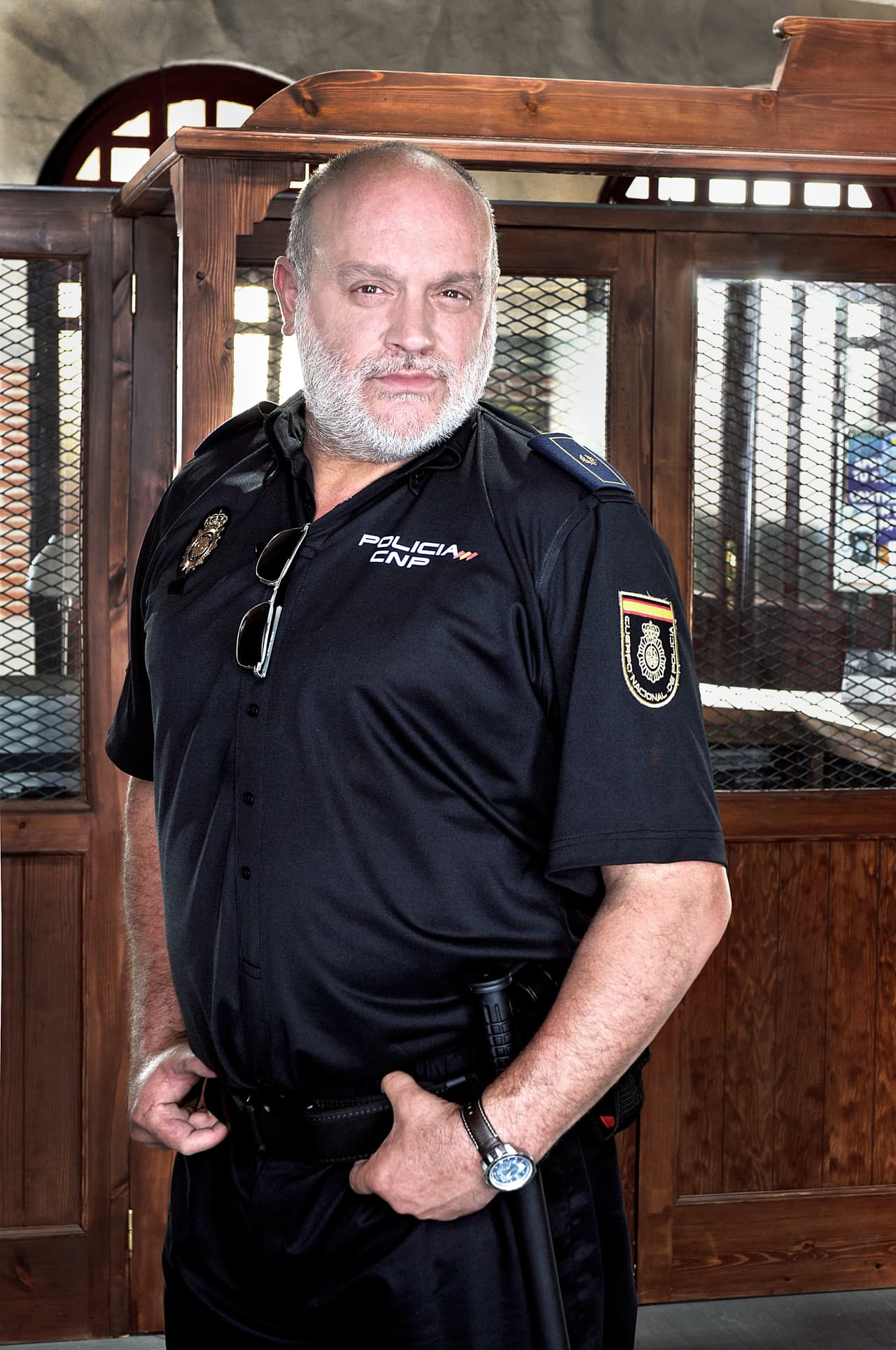 El subinspector Quílez llegó a la vez que Fran a Ceuta y, como él, se quedó con la pretensión de finalizar allí su carrera.