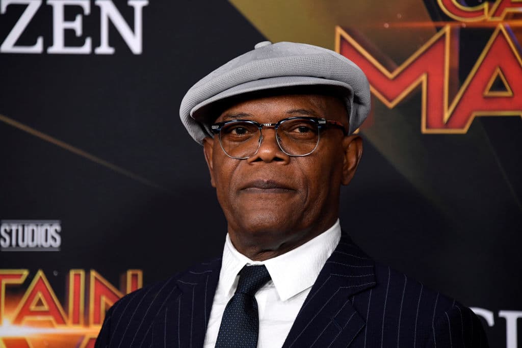 HOLLYWOOD, CALIFORNIA - MARCH 04: Samuel L. Jackson attends Marvel Studios "Captain Marvel" Premiere on March 04, 2019 in Hollywood, California. (Photo by Frazer Harrison/Getty Images)