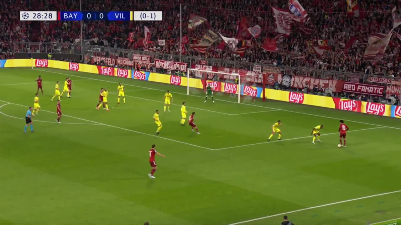 ¡TIRO ATAJADO! disparo por Jamal Musiala.