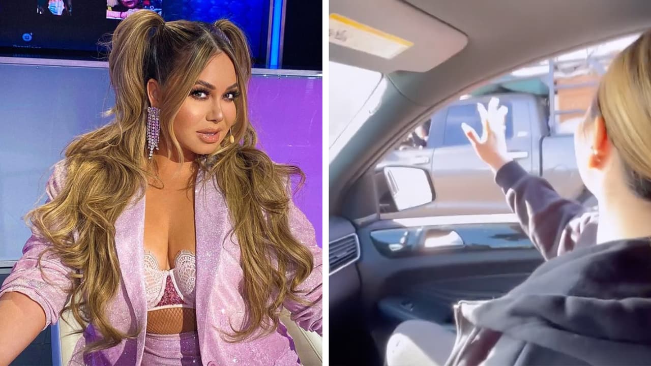 Chiquis Rivera se emociona al reconocer mexicanos en el 'freeway'