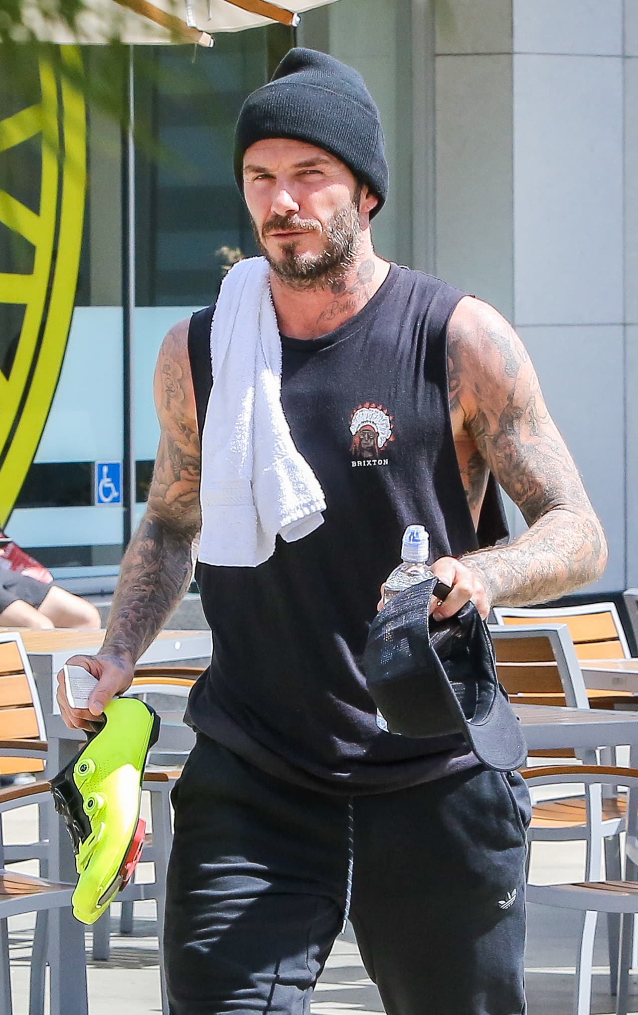 ¡A sudar con los Beckham!