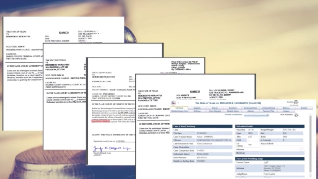 Mendoza terminó en el hospital y el hombre huyó. La mujer asegura que esta no es la primera vez que reporta los abusos con la policía. Morantes ha sido arrestado en varias ocasiones por conducir bajo la influencia de sustancias controladas y por violencia familiar, pero siempre ha salido libre bajo fianza.