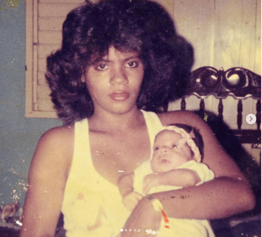 Así se veía Francisca de bebé