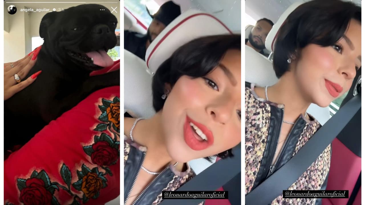 Ángela Aguilar se encontraba en Los Ángeles con su familia, mientras Nodal estaba en Argentina.