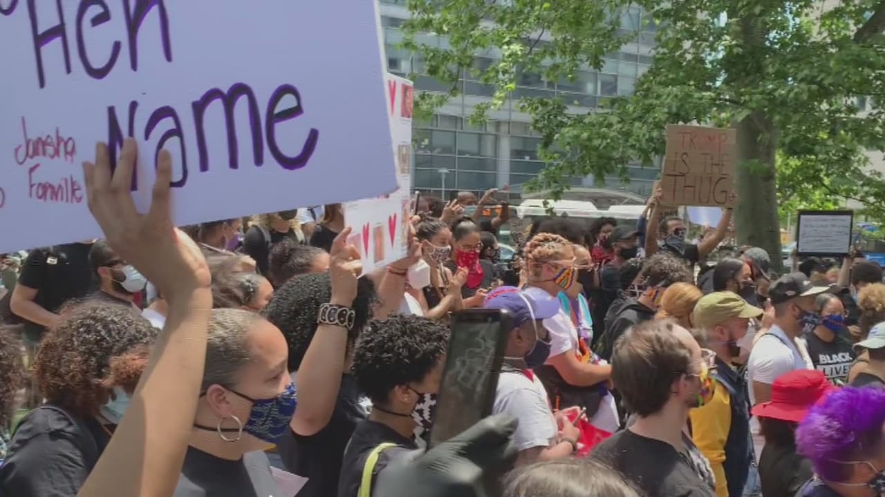 No paran las protestas en NYC contra el abuso policial, a 20 días de la muerte de George Floyd