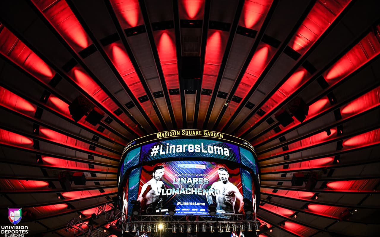 Jorge Linares y Vasyl Lomachenko pasaron la prueba en la báscula de cara a su pelea del sábado por la noche en el Madison Square Garden. Ambos pesaron 134.6 libras.