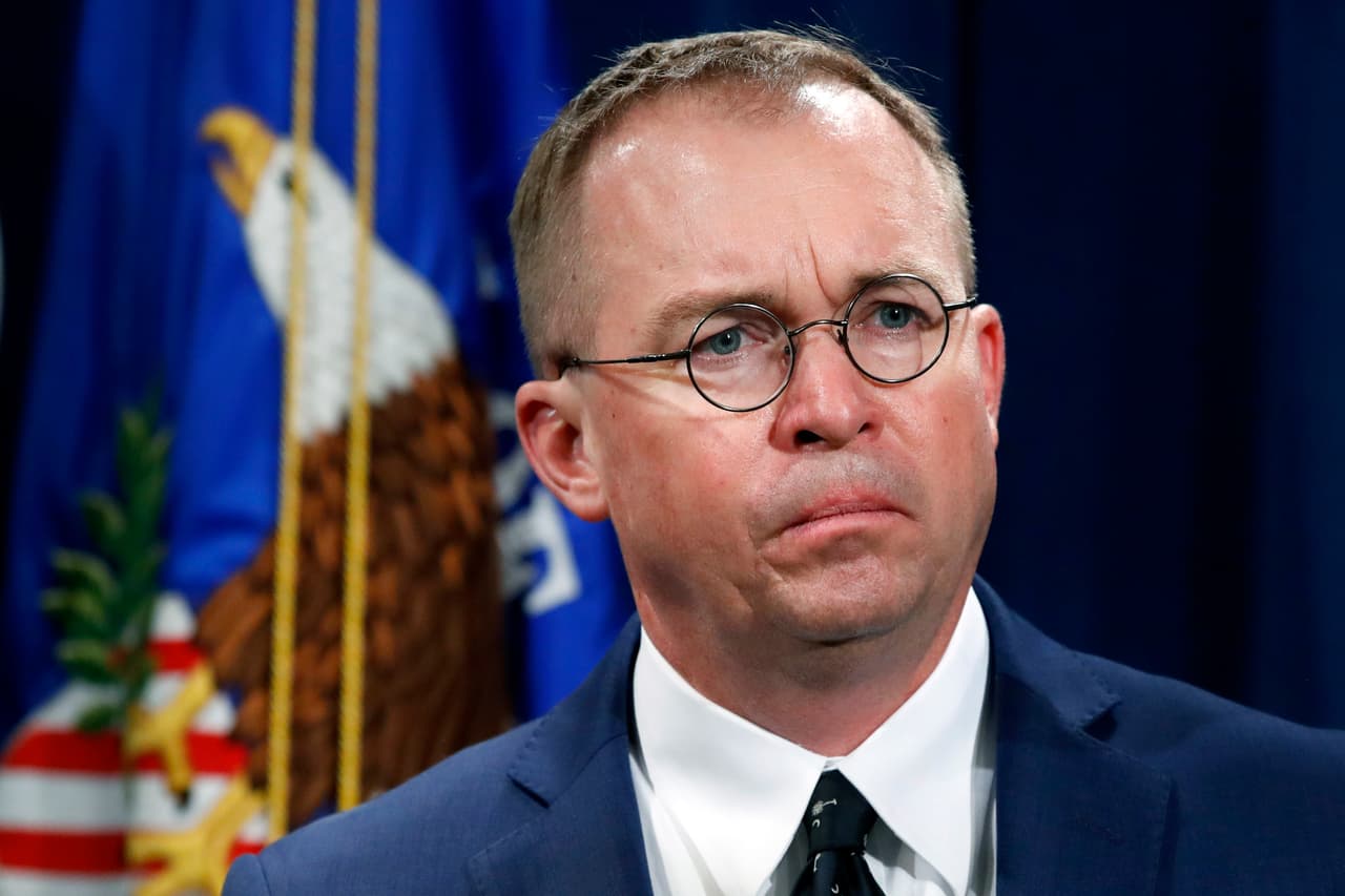 Mulvaney asume la jefatura del gabinete de Trump de manera interina.