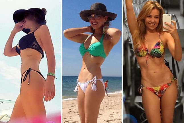 ¡Mamacita! Thalía está por cumplir años y tenemos para ti sus mejores bikinazos.