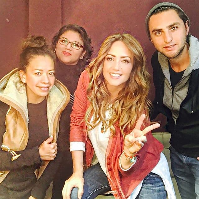 Andrea Legarreta no para con el trabajo.