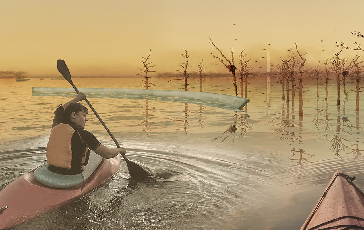 Washington DC tendrá un monumento al cambio climático que se hundirá en las aguas