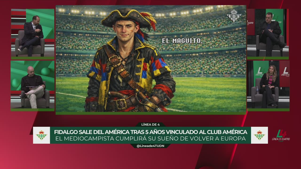 ¿Fidalgo llega para ser titular en Betis? Este es su panorama en la mesa de L4