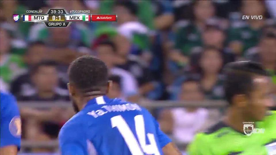 Tiro desviado de Yann Thimon