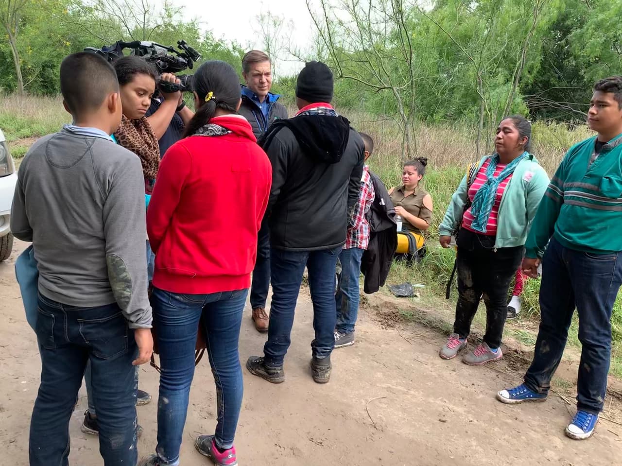 Este grupo de inmigrantes relata a periodistas de Univision 45 como fue, en parte, su travesía.