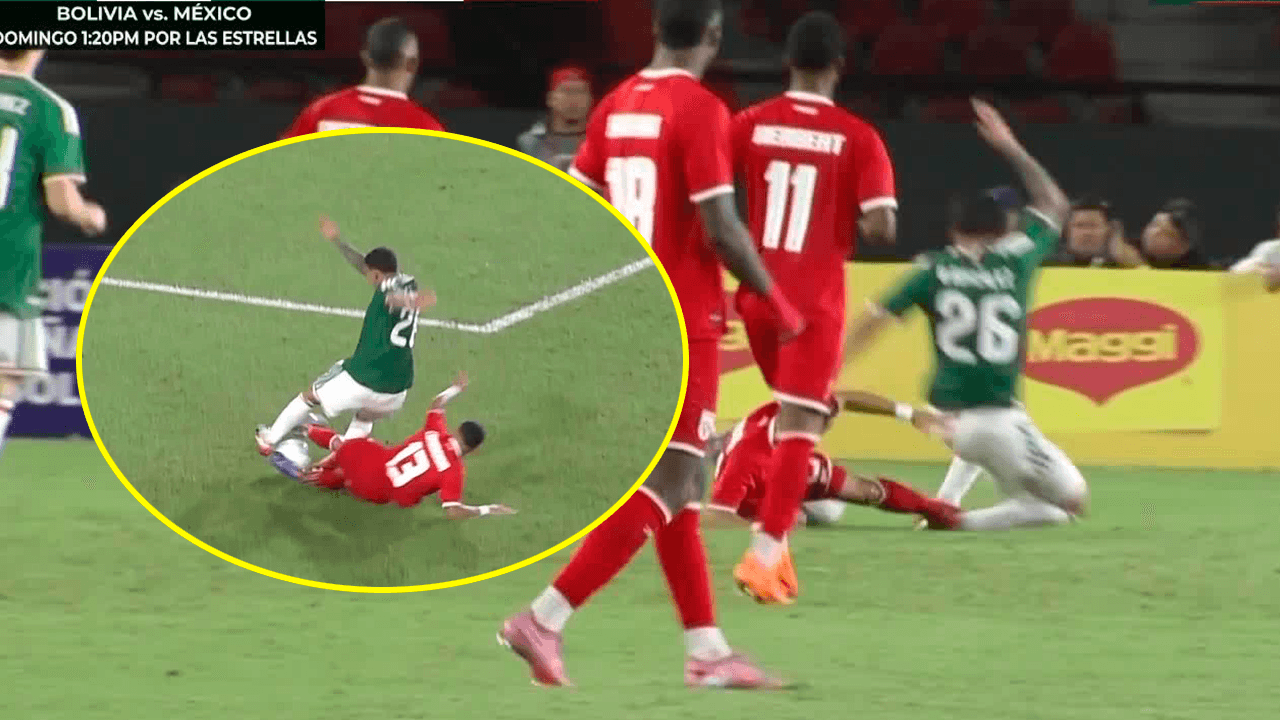 ¡Entrada peligrosa de Córdoba casi lesiona a Bryan González!