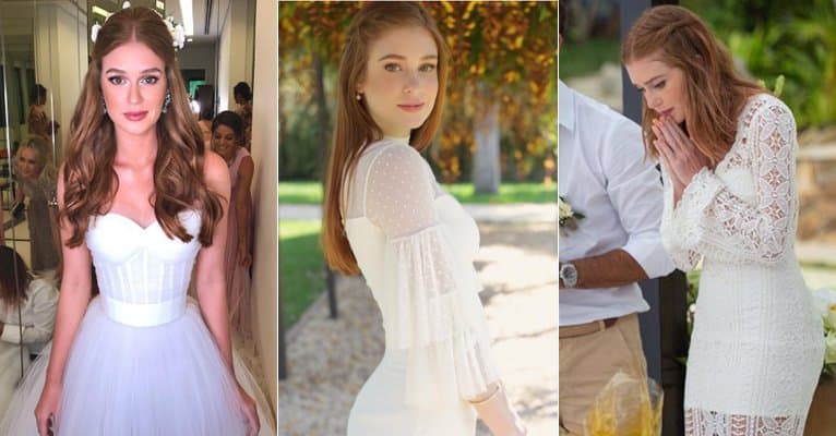 Pero eso no es todo, a lo largo de todas sus celebraciones matrimoniales, 
<b><a href="http://www.univision.com/novelas/totalmente-diva/marina-ruy-barbosa-es-eliza-en-totalmente-diva" target="_blank">Marina Barbosa</a></b> usó 4 vestidos diferentes.