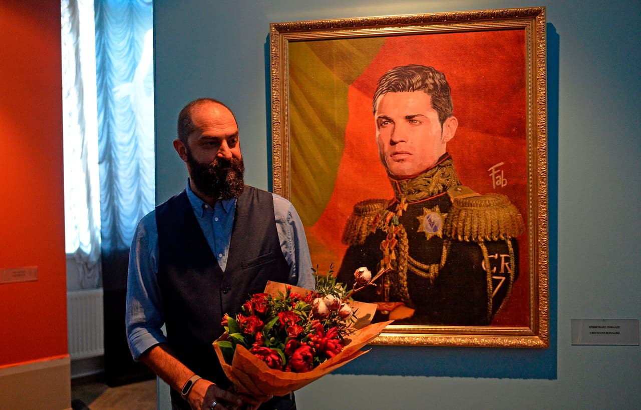 El portugués Cristiano Ronaldo fue otro de los cracks que estuvo en la exhibición.