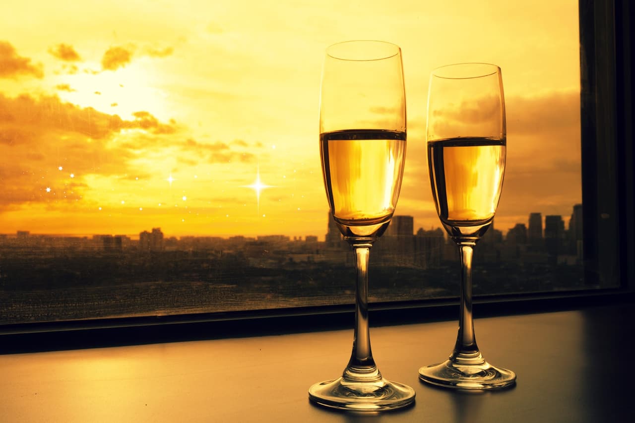 San Valentín con champaña para celebrar a lo grande
