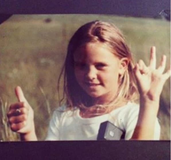 Hace unas semanas compartió una foto de cuando era niña en Sudáfrica. ¿Qué tal?