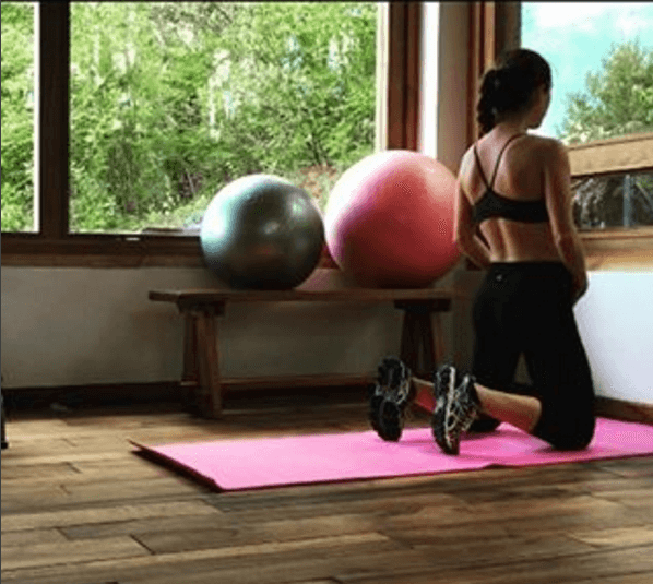 Ella ha vivido un embarazo muy saludable.