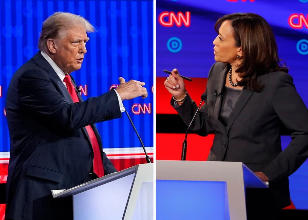 Harris y Trump se preparan para el debate presidencial de modos muy diferentes