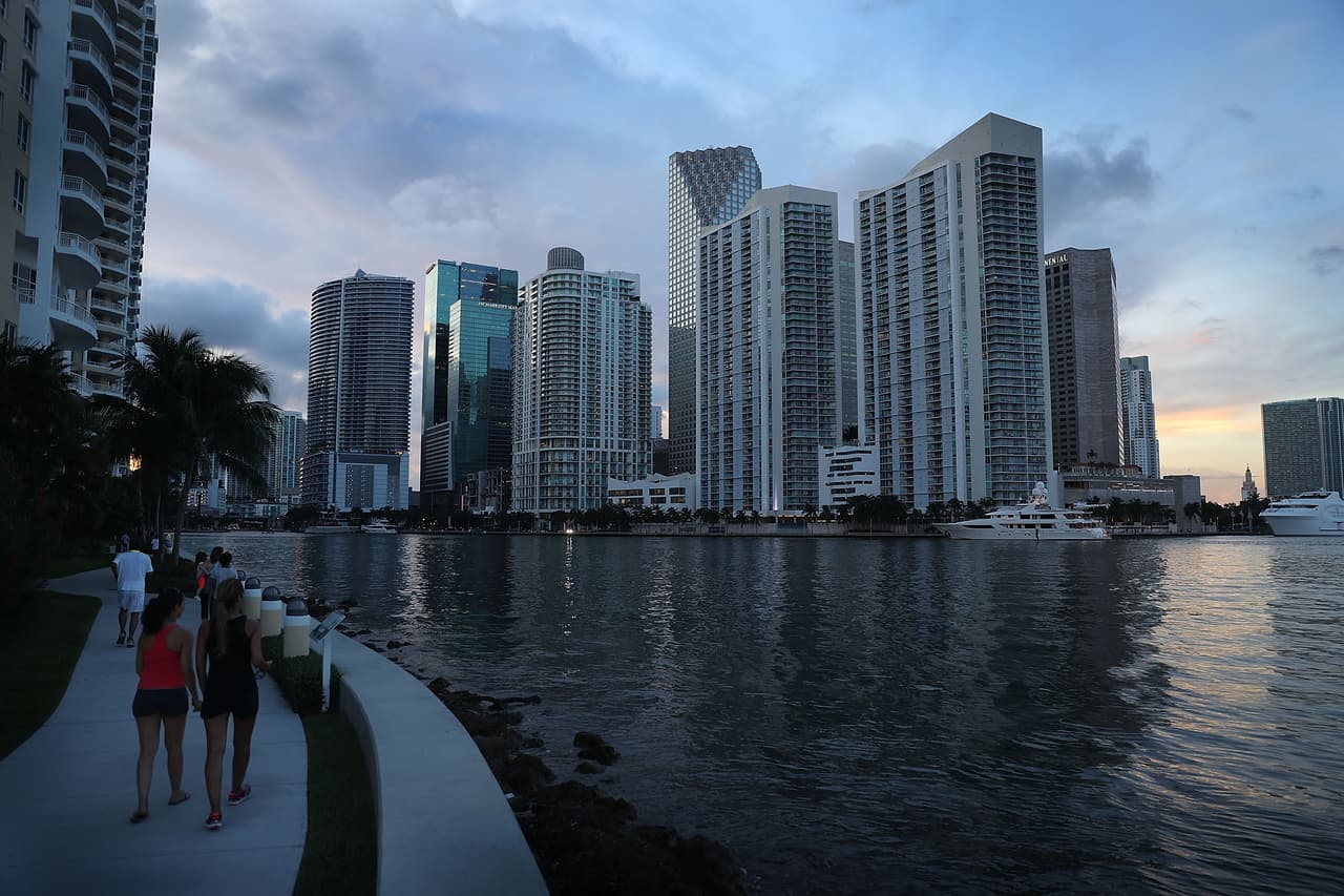 Miami, con sus grandes centros comerciales, restaurantes, bares y discotecas, quedó en el número 17 del ranking.