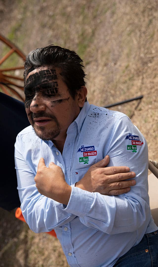 Al final,
<b>El Feo</b> tuvo tremendo accidente.