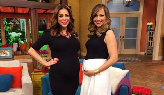 En la dulce espera, Lourdes y Satcha son las embarazadas más bellas.