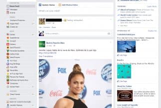 El "News Feed" rediseñado.