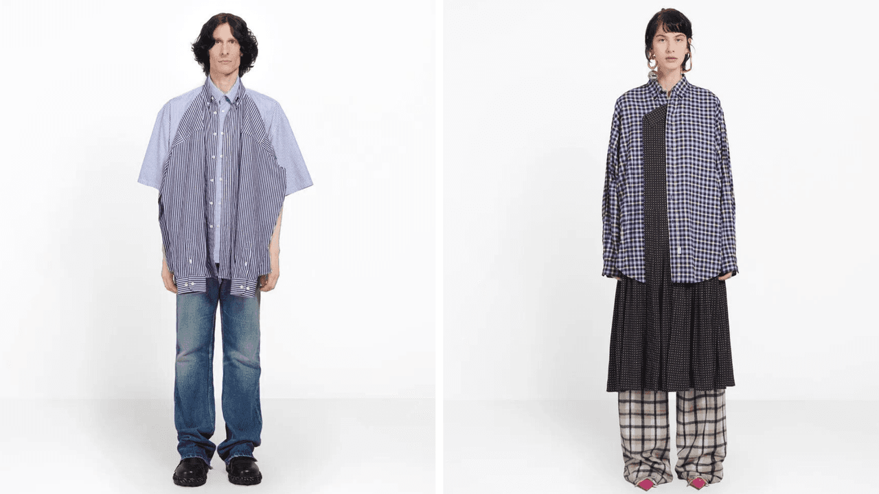 Si bien hace poco la casa de 
<a href="https://www.univision.com/entretenimiento/cultura-pop/tenis-balenciaga-provocan-memes">diseño lanzó unos tenis rotos por 2 mil dólares</a>, en el pasado ya había causado revuelo. Específicamente porque en 2018 mostró en su desfile una camisa que incorpora otra camisa más encima. La prenda para hombre y mujer fue duramente criticada por su atrocidad, además, claro por su módico precio de mil dólares cada una.