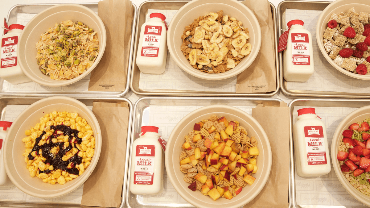 Cereal bars: la nueva locura para comer cereales a todas horas se abre paso en Nueva York