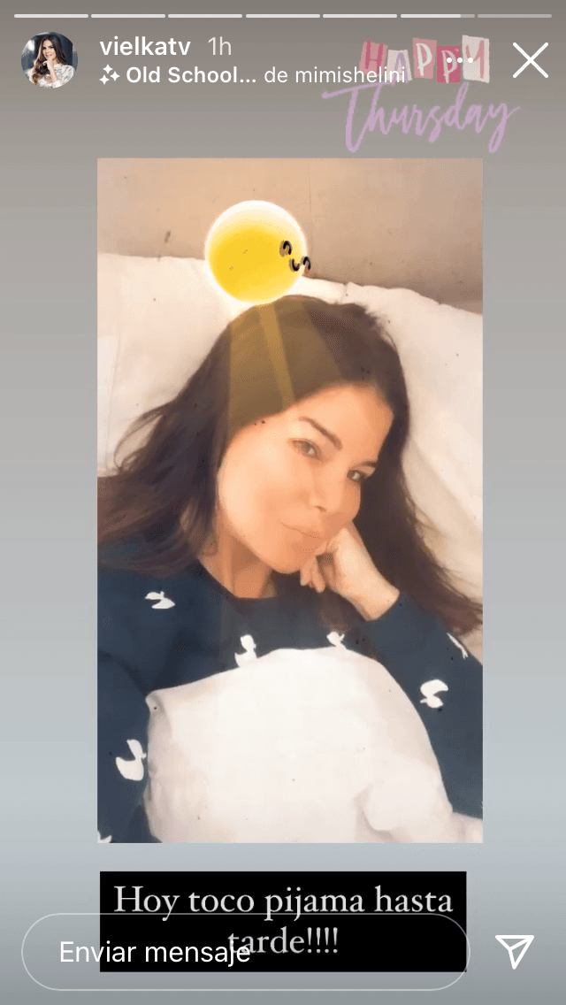 Su paisana Vielka Valenzuela le mandó ánimos con un poco de humor de por medio. 
<br>