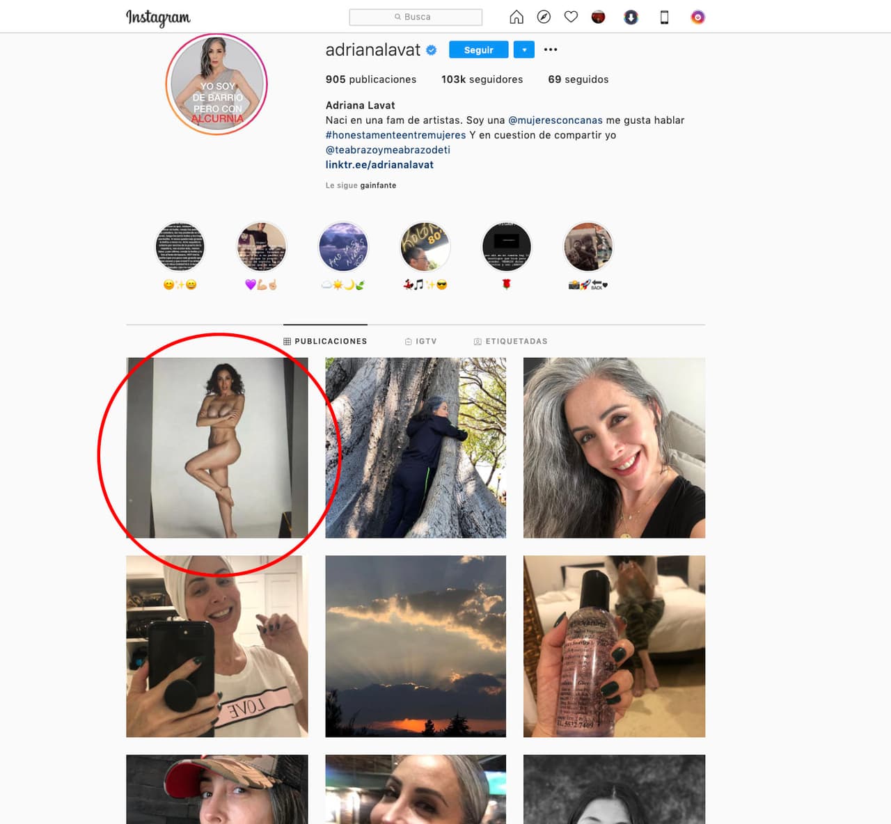 “Esta foto me atrevo a compartírsela porque fue tomada hace tres años y ya nada es igual, ya se puede decir que ni soy yo. Esta sesión de fotos fue supuestamente para la portada de la revista 'Woman’s Health México'”, explicó
<b>Lavat</b>.