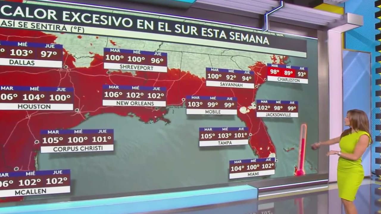 Clima hoy en EEUU, martes 23 de junio 2026: Ola de calor extremo y polvo del Sahara elevan las temperaturas