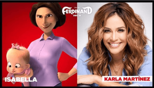 A la par de su carrera en la conducción, Karla compartió su alegría por su participación en el doblaje de la cinta 'Ferdinand'.