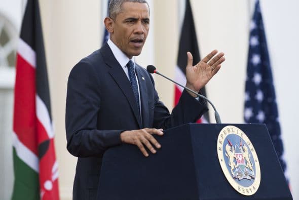 La intervención del presidente Obama.