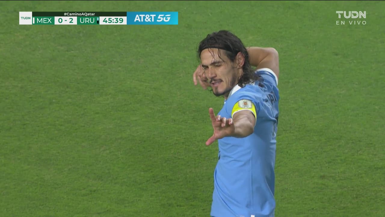 ¡Despierten al Tri! Cavani hace el 0-2 a los pocos segundos del 2T