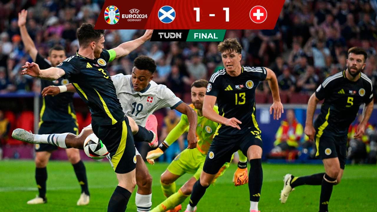 ¡Se le escapa el pase! Suiza aplaza el pase a Octavos tras empate con Escocia
