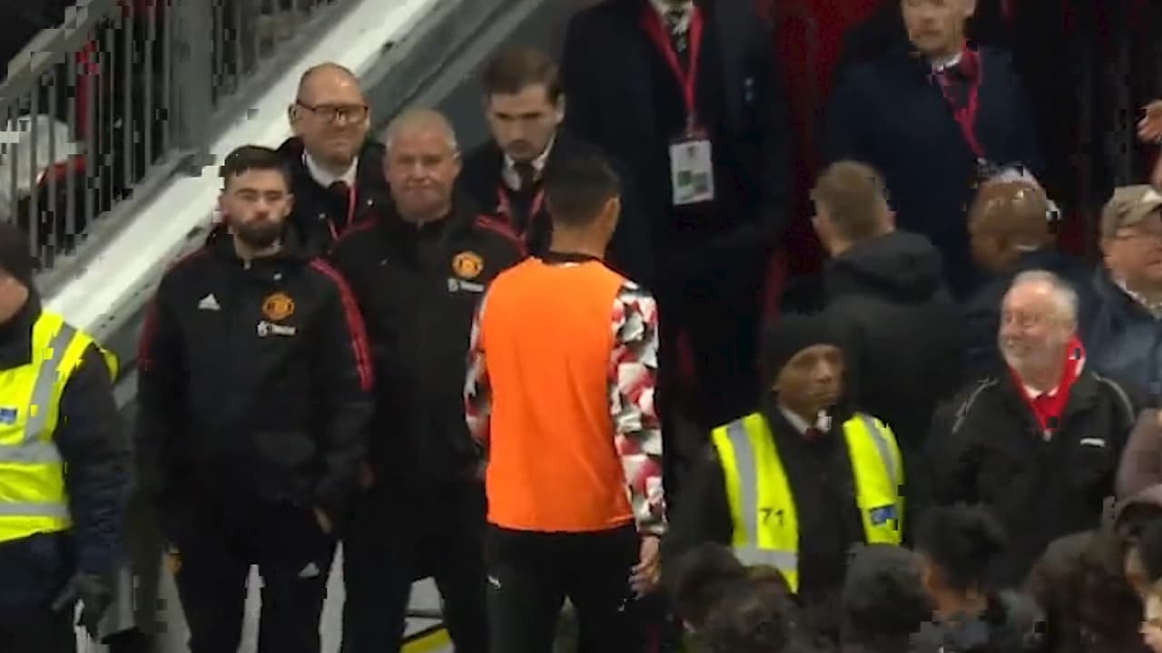 Cristiano Ronaldo hace nuevo 'berrinche' en triunfo del Manchester United